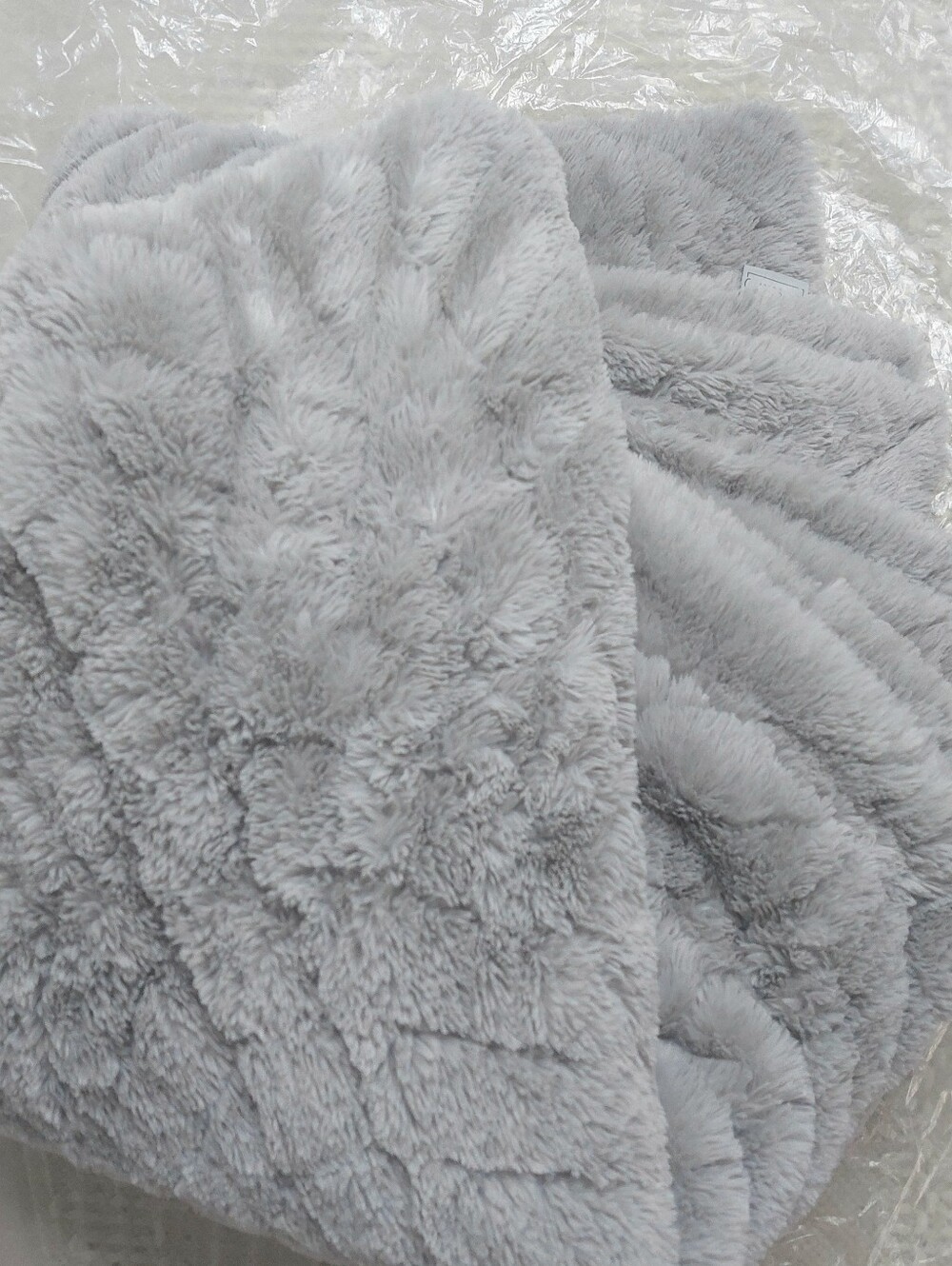 The Minky Corner Gray Handmade Throw Blanket 60x70!